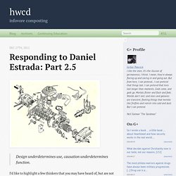 Responding to Daniel Estrada: Part 2.5 - hwcd