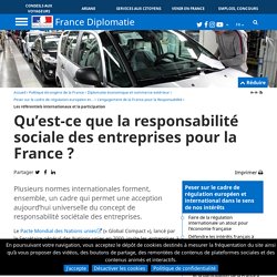 Qu’est-ce que la responsabilité sociale des entreprises pour la France ?