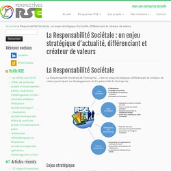 enjeux de la rse