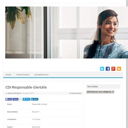 CDI Responsable clientèle - Skillup.co