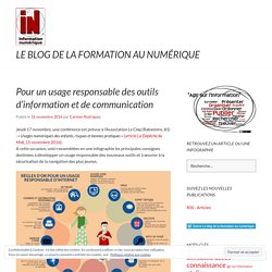 Pour un usage responsable des outils d’information et de communication