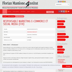 RESPONSABLE MARKETING E-COMMERCE ET SOCIAL MEDIA - Lunel (34)