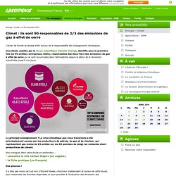 Dérèglement climatique et Révolution énergétique - L'actualité de Greenpeace France - (Navigation privée)