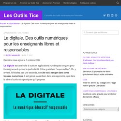 La digitale. Des outils numériques et responsables pour les enseignants