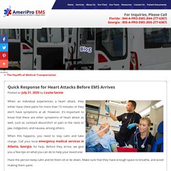 Quick Response for Heart Attacks Before EMS Arrives