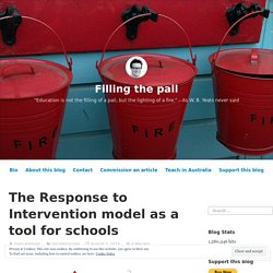 The Response to Intervention model as a tool for schools