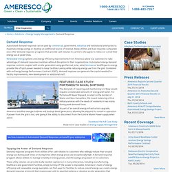 Demand Response Programs from Ameresco Help You Lower Energy Costs