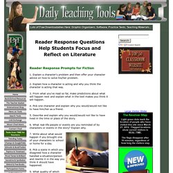 Reader Response Questions and Prompts for Fiction and Nonfiction