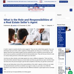 The Role and Responsibilities of a Real Estate Seller’s Agent