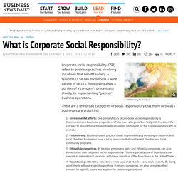 Corporate Social Responsibility: Definition and Examples