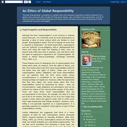 An Ethics of Global Responsibility: Supererogation and Responsibility