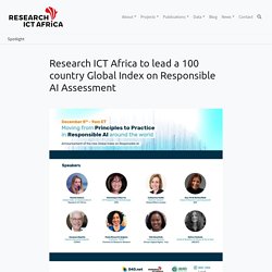 Research ICT Africa - 100 country Global Index on Responsible AI Assessment