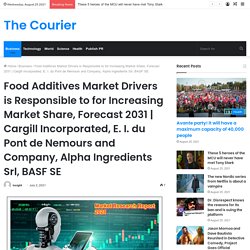 Cargill Incorporated, E. I. du Pont de Nemours and Company, Alpha Ingredients Srl, BASF SE – The Courier