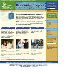 Responsible Shopper: Guide to Promoting a Responsible Economy with Company Profiles, Green Living Tips, and Campaigns
