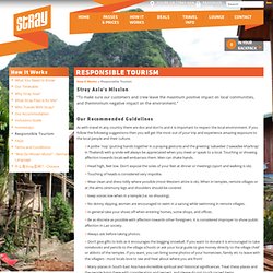 Responsible Tourism and Sustainability in South East Asia - Stray