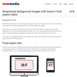 Responsive background images with fixed or fluid aspect ratios – Voormedia