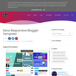 Dens Responsive Blogger Template