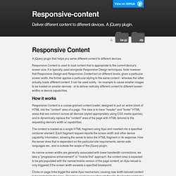 Responsive-content