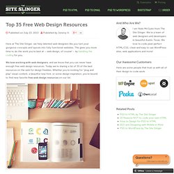 Top 35 Free Web Design Resources We turn PSD to HTML, PSD to Responsive, and WordPress Coding Conversion We turn PSD to HTML, PSD to Responsive, and WordPress Coding Conversion