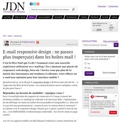 E-mail responsive design : ne passez plus inaperçu(e) dans les boîtes mail !