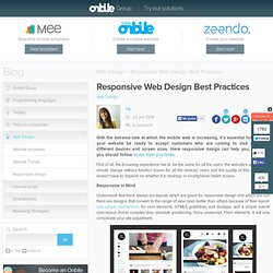 Responsive Web Design Best Practices