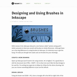 Designing and Using Brushes in Inkscape