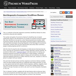 Best Responsive Ecommerce WordPress Themes