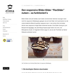 Den responsive Bilder-Slider "FlexSlider" nutzen