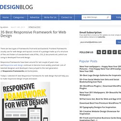 35 Best Responsive Framework for Web Design