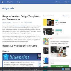 Responsive Web Design Templates and Frameworks