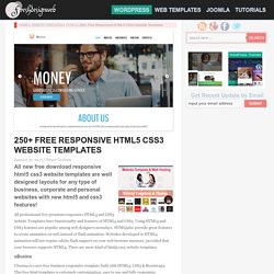 70 Free HTML5 and CSS3 Templates For Professional