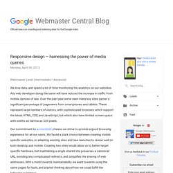 Responsive design – harnessing the power of media queries