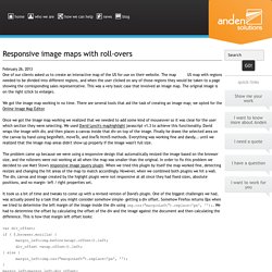 Responsive image maps with roll-overs
