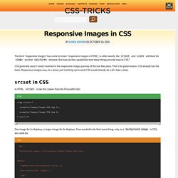 Responsive Images in CSS