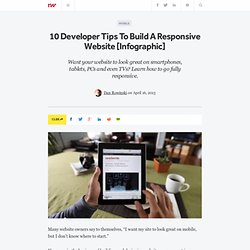 10 Developer Tips To Build A Responsive Website [Infographic] – ReadWrite - Aurora