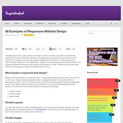 60 Examples of Responsive Website Design