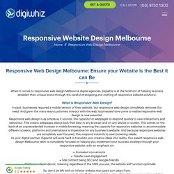 Responsive Website Design Melbourne