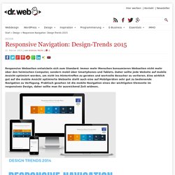Responsive Navigation: Design-Trends 2015