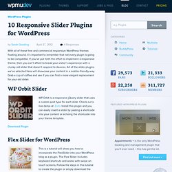10 Responsive Slider Plugins for WordPress