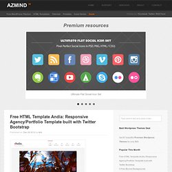Free HTML Template Andia: Responsive Agency/Portfolio Template built with Twitter Bootstrap