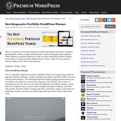 The Best Responsive Portfolio WordPress Themes