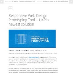 Responsive Web Design Prototyping Tool - UXPin newest solutionUXPin