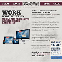 Mobile and Responsive Website Design Raleigh, NC