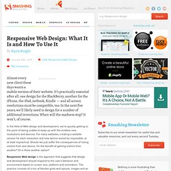 Responsive Web Design: What It Is and How To Use It