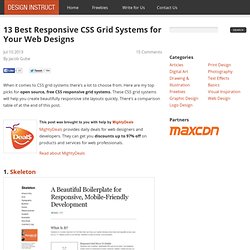 13 Best Responsive CSS Grid Systems for Your Web Designs
