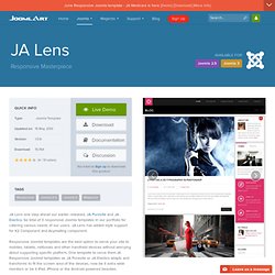 JA Lens - Responsive Template for Joomla 2.5