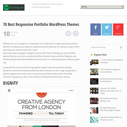 70 Best Responsive Portfolio WordPress Themes