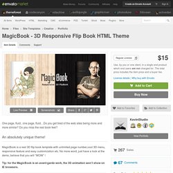 Site Templates - MagicBook - 3D Responsive Flip Book HTML Theme