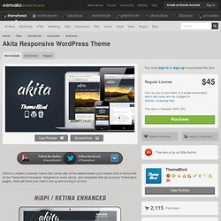 Akita Responsive WordPress Theme