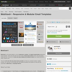 Marketing - Mobilized-I - Responsive & Modular Email Templates